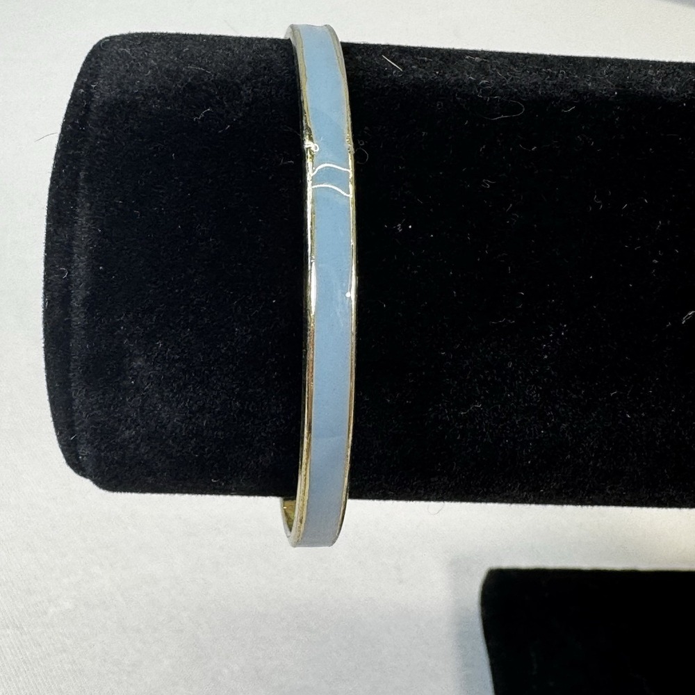 Small Blue Bracelet With Gold Tone‎